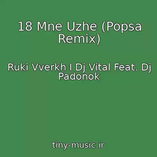 کاور آهنگ 18 Mne Uzhe (Popsa Remix) از Ruki Vverkh I Dj Vital Feat. Dj Padonok