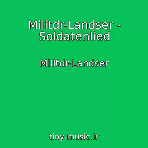 کاور آهنگ Militdr-Landser - Soldatenlied از Militdr-Landser