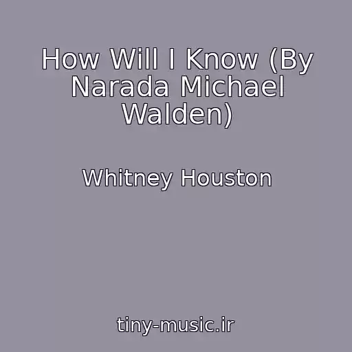 کاور آهنگ How Will I Know (By Narada Michael Walden) از Whitney Houston