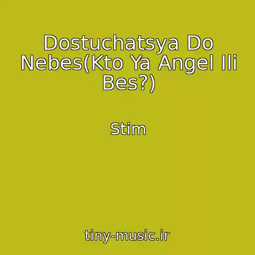 کاور آهنگ Dostuchatsya Do Nebes(Kto Ya Angel Ili Bes?) از Stim