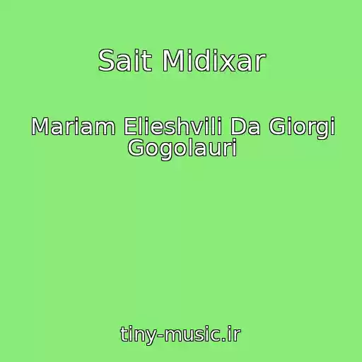 کاور آهنگ Sait Midixar از Mariam Elieshvili Da Giorgi Gogolauri