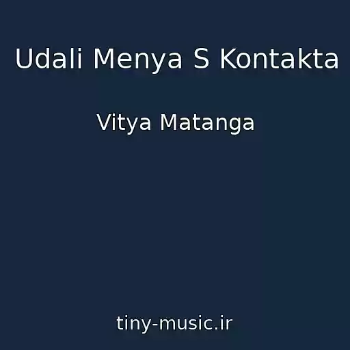 کاور آهنگ Udali Menya S Kontakta از Vitya Matanga