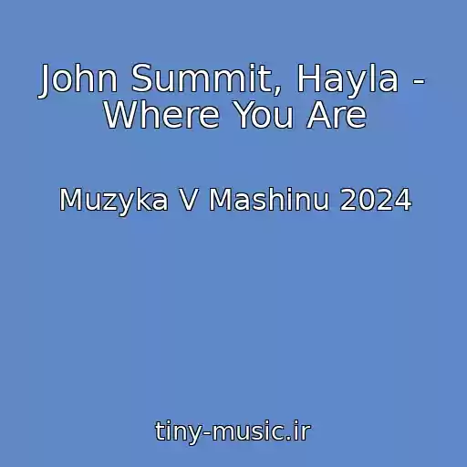 کاور آهنگ John Summit, Hayla - Where You Are از Muzyka V Mashinu 2024