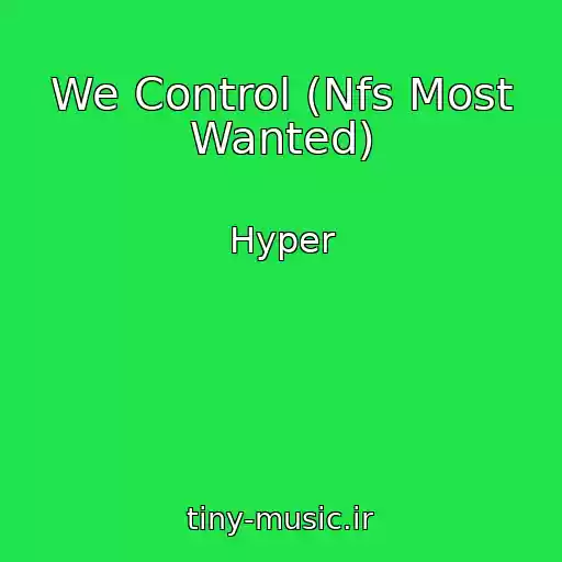 کاور آهنگ We Control (Nfs Most Wanted) از Hyper