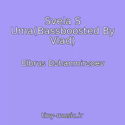 کاور آهنگ Svela S Uma(Bassboosted By Vlad) از Elbrus Dzhanmirzoev