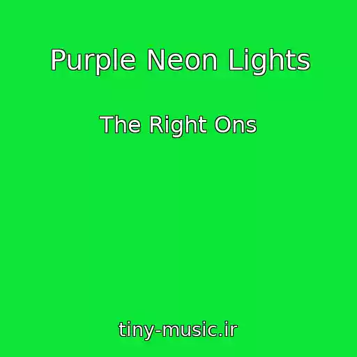 کاور آهنگ Purple Neon Lights از The Right Ons