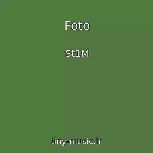 کاور آهنگ Foto از St1M
