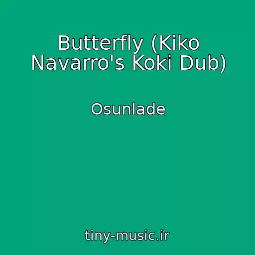 کاور آهنگ Butterfly (Kiko Navarro's Koki Dub) از Osunlade