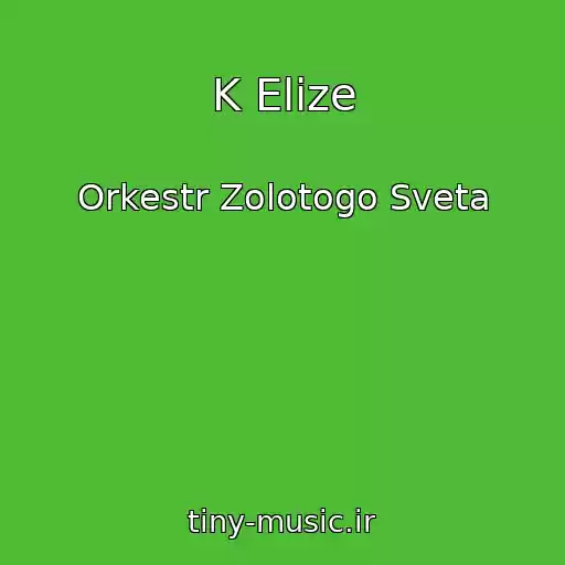 کاور آهنگ K Elize از Orkestr Zolotogo Sveta
