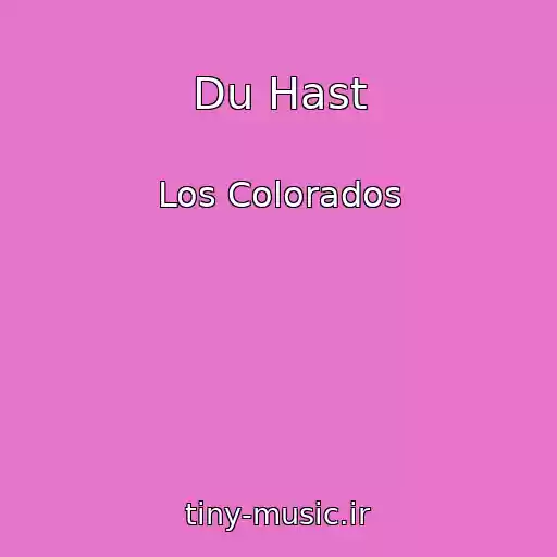 کاور آهنگ Du Hast از Los Colorados