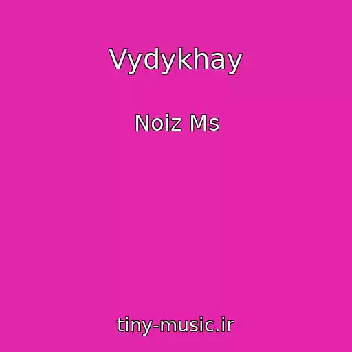 کاور آهنگ Vydykhay از Noiz Ms
