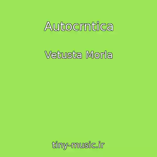 کاور آهنگ Autocrntica از Vetusta Morla