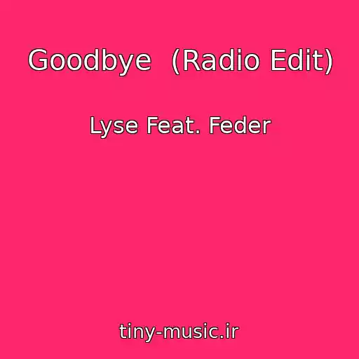کاور آهنگ Goodbye  (Radio Edit) از Lyse Feat. Feder