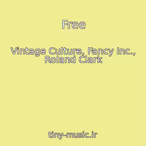 کاور آهنگ Free از Vintage Culture, Fancy Inc., Roland Clark