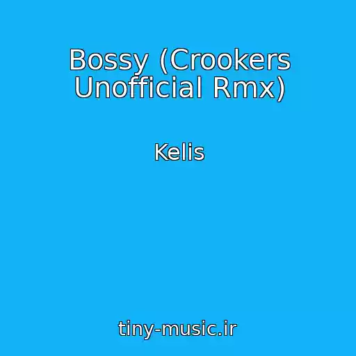 کاور آهنگ Bossy (Crookers Unofficial Rmx) از Kelis