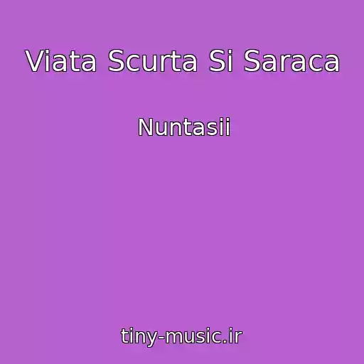 کاور آهنگ Viata Scurta Si Saraca از Nuntasii