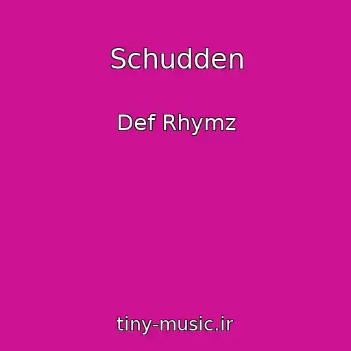 کاور آهنگ Schudden از Def Rhymz
