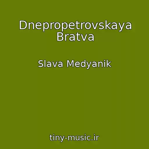 کاور آهنگ Dnepropetrovskaya Bratva از Slava Medyanik