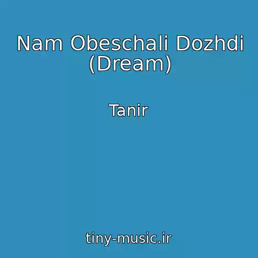 کاور آهنگ Nam Obeschali Dozhdi (Dream) از Tanir