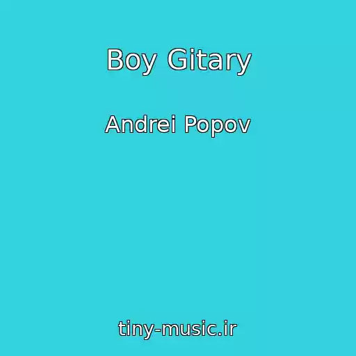 کاور آهنگ Boy Gitary از Andrei Popov