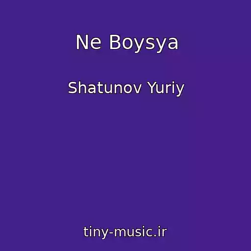 کاور آهنگ Ne Boysya از Shatunov Yuriy