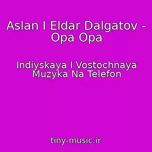 کاور آهنگ Aslan I Eldar Dalgatov - Opa Opa از Indiyskaya I Vostochnaya Muzyka Na Telefon