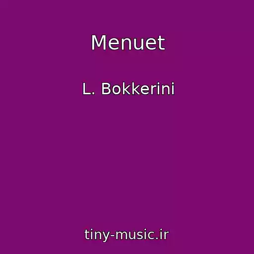 کاور آهنگ Menuet از L. Bokkerini