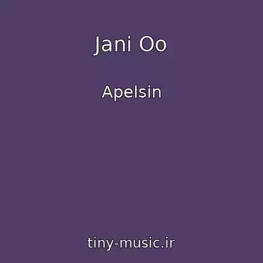 کاور آهنگ Jani Oo از Apelsin