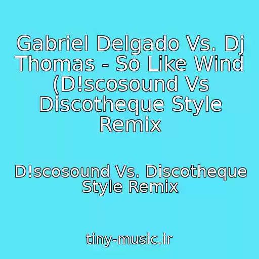 کاور آهنگ Gabriel Delgado Vs. Dj Thomas - So Like Wind (D!scosound Vs Discotheque Style Remix از D!scosound Vs. Discotheque Style Remix