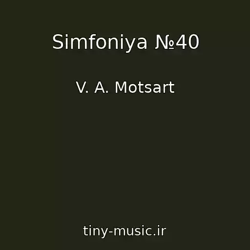 کاور آهنگ Simfoniya №40 از V. A. Motsart