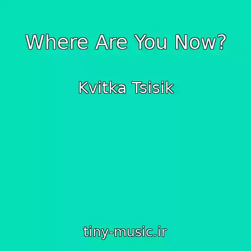 کاور آهنگ Where Are You Now? از Kvіtka Tsіsik