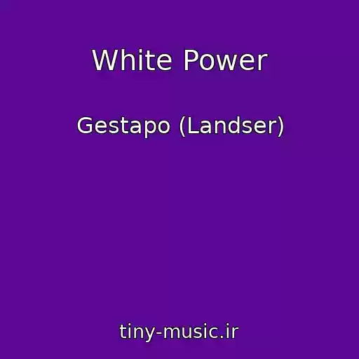 کاور آهنگ White Power از Gestapo (Landser)
