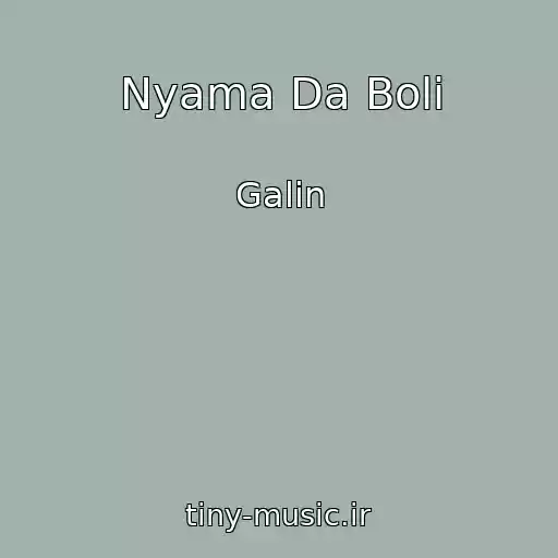 کاور آهنگ Nyama Da Boli از Galin