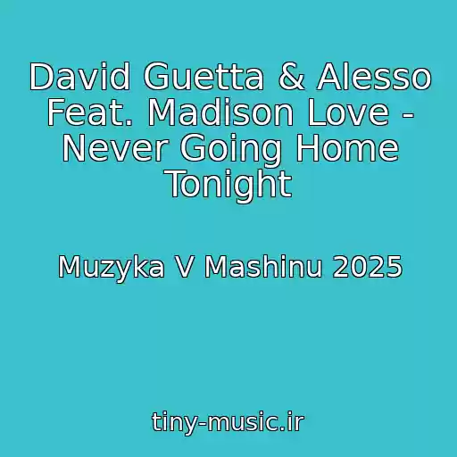 کاور آهنگ David Guetta & Alesso Feat. Madison Love - Never Going Home Tonight از Muzyka V Mashinu 2025