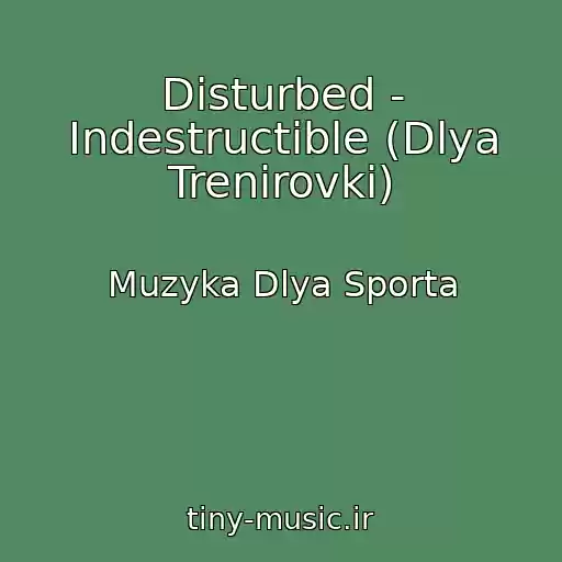 کاور آهنگ Disturbed - Indestructible (Dlya Trenirovki) از Muzyka Dlya Sporta