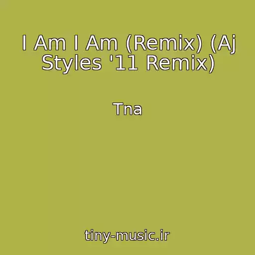 کاور آهنگ I Am I Am (Remix) (Aj Styles '11 Remix) از Tna