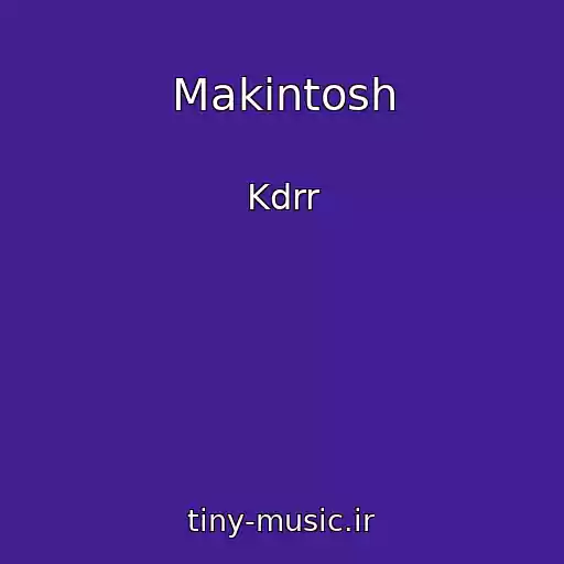 کاور آهنگ Makintosh از Kdrr