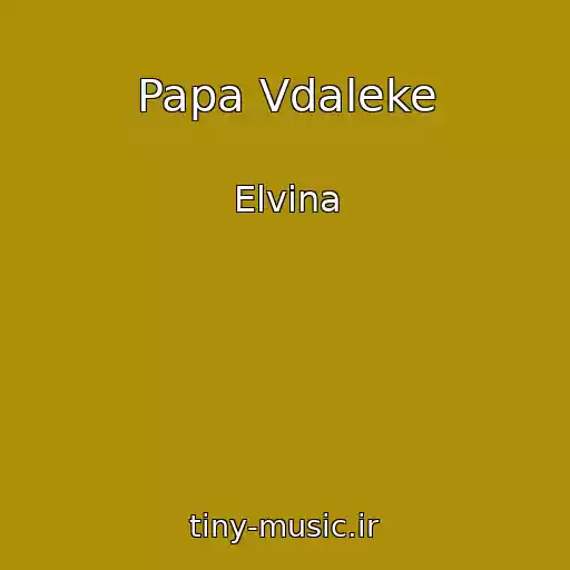کاور آهنگ Papa Vdaleke از Elvina