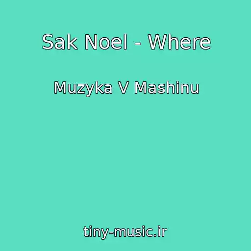 کاور آهنگ Sak Noel - Where از Muzyka V Mashinu