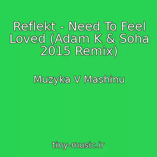 کاور آهنگ Reflekt - Need To Feel Loved (Adam K & Soha 2015 Remix) از Muzyka V Mashinu