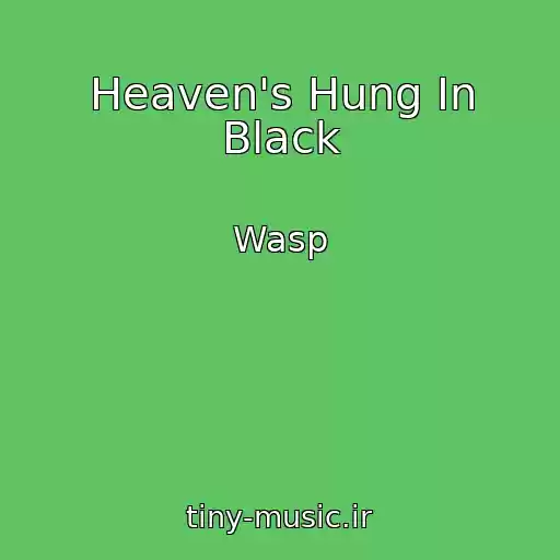 کاور آهنگ Heaven's Hung In Black از Wasp