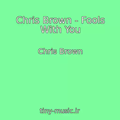 کاور آهنگ Chris Brown - Fools With You از Chris Brown