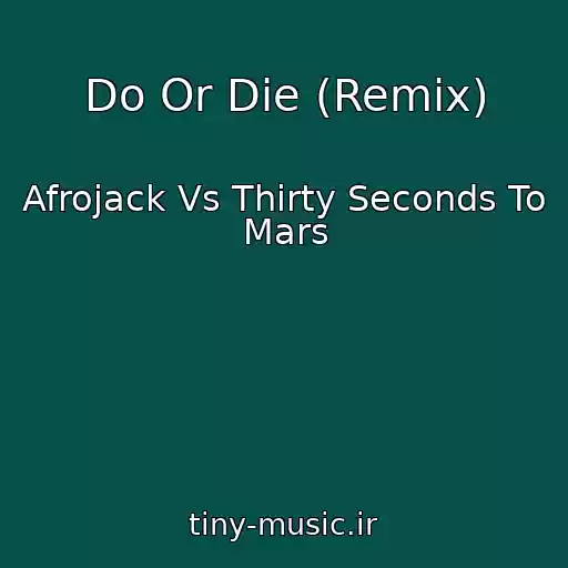کاور آهنگ Do Or Die (Remix) از Afrojack Vs Thirty Seconds To Mars