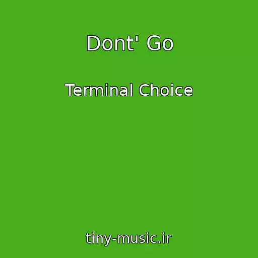 کاور آهنگ Dont' Go از Terminal Choice