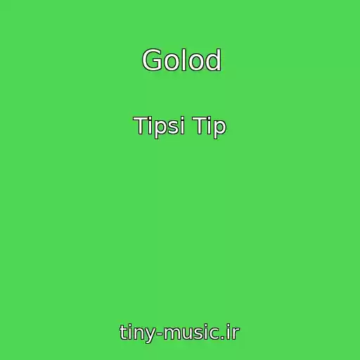 کاور آهنگ Golod از Tipsi Tip