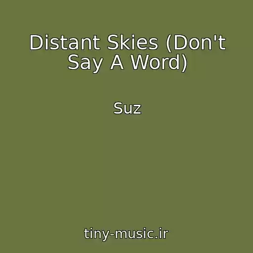 کاور آهنگ Distant Skies (Don't Say A Word) از Suz