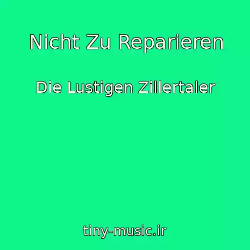 کاور آهنگ Nicht Zu Reparieren از Die Lustigen Zillertaler