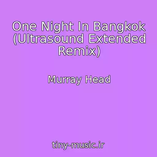 کاور آهنگ One Night In Bangkok (Ultrasound Extended Remix) از Murray Head
