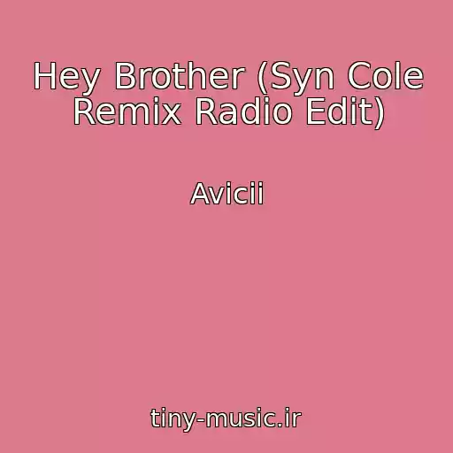 کاور آهنگ Hey Brother (Syn Cole Remix Radio Edit) از Avicii