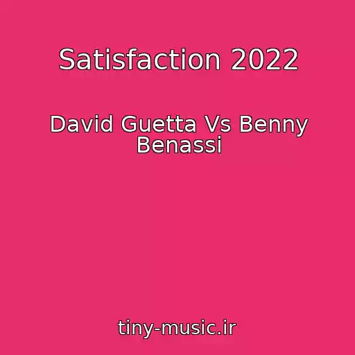 کاور آهنگ Satisfaction 2022 از David Guetta Vs Benny Benassi